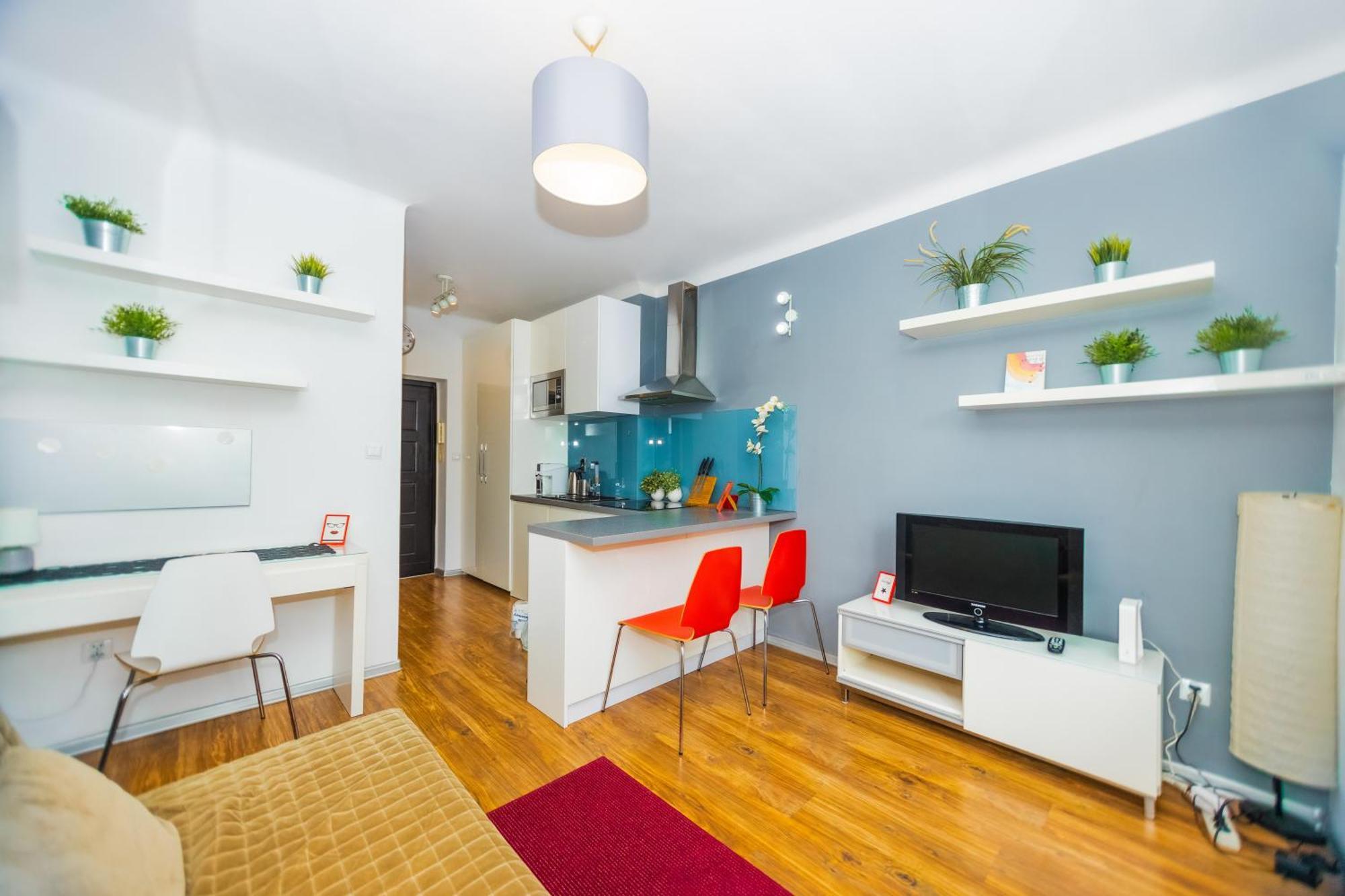 Cozy Studio Next To The Metro And City Center Warszawa Eksteriør billede